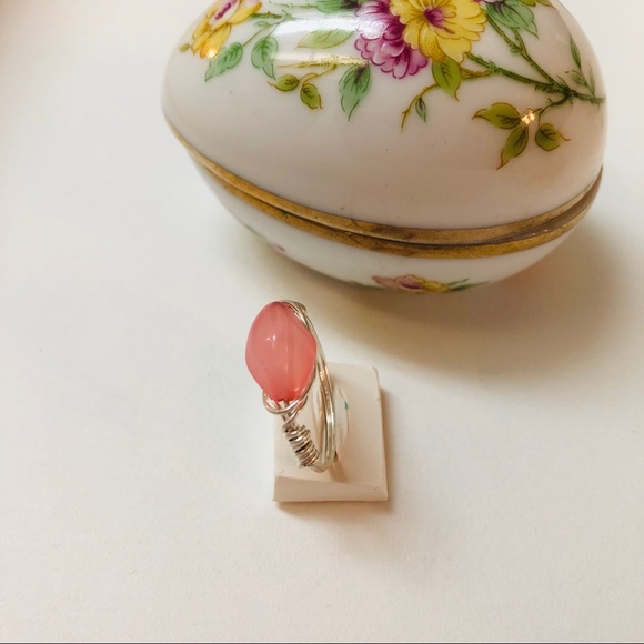 Silver wire wrapped ring - Picture 2 of 2